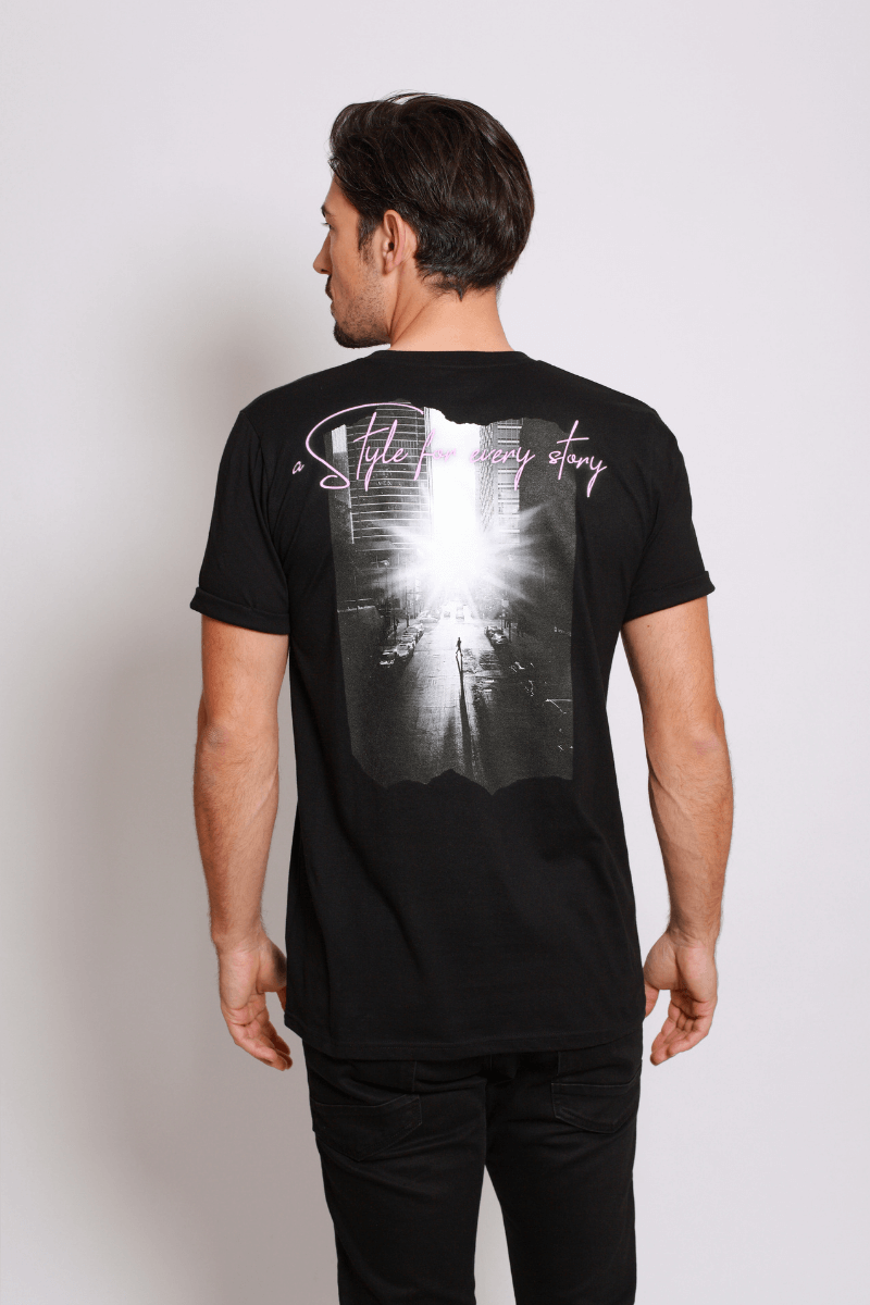 asfes BACKPRINT Shirt black - blogger and brands