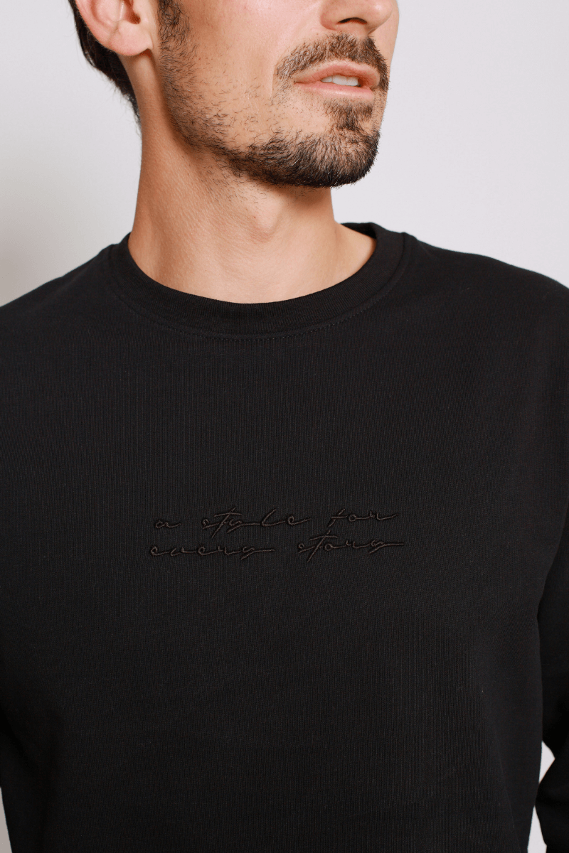 asfes Sweater black - blogger and brands