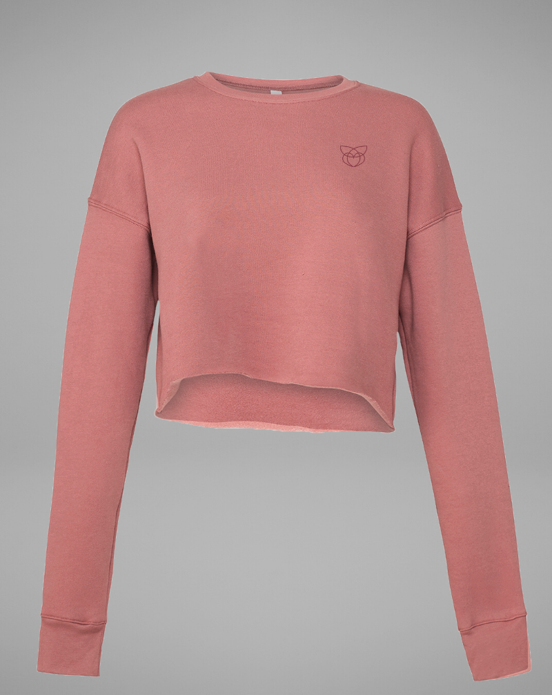 MRS.MARLISA Crop Sweater - mauve - blogger and brands