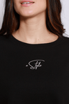 A STYLE Crop Sweater black - blogger and brands
