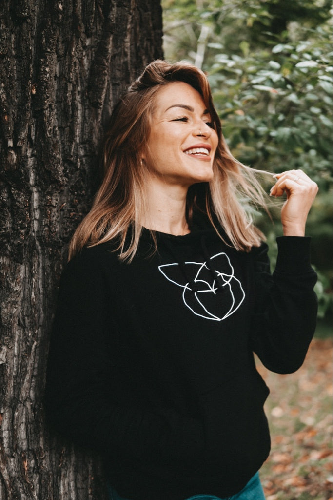 MRS.MARLISA Hoodie black - blogger and brands