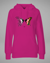 BUTTERFLY color Hoodie - pink - blogger and brands
