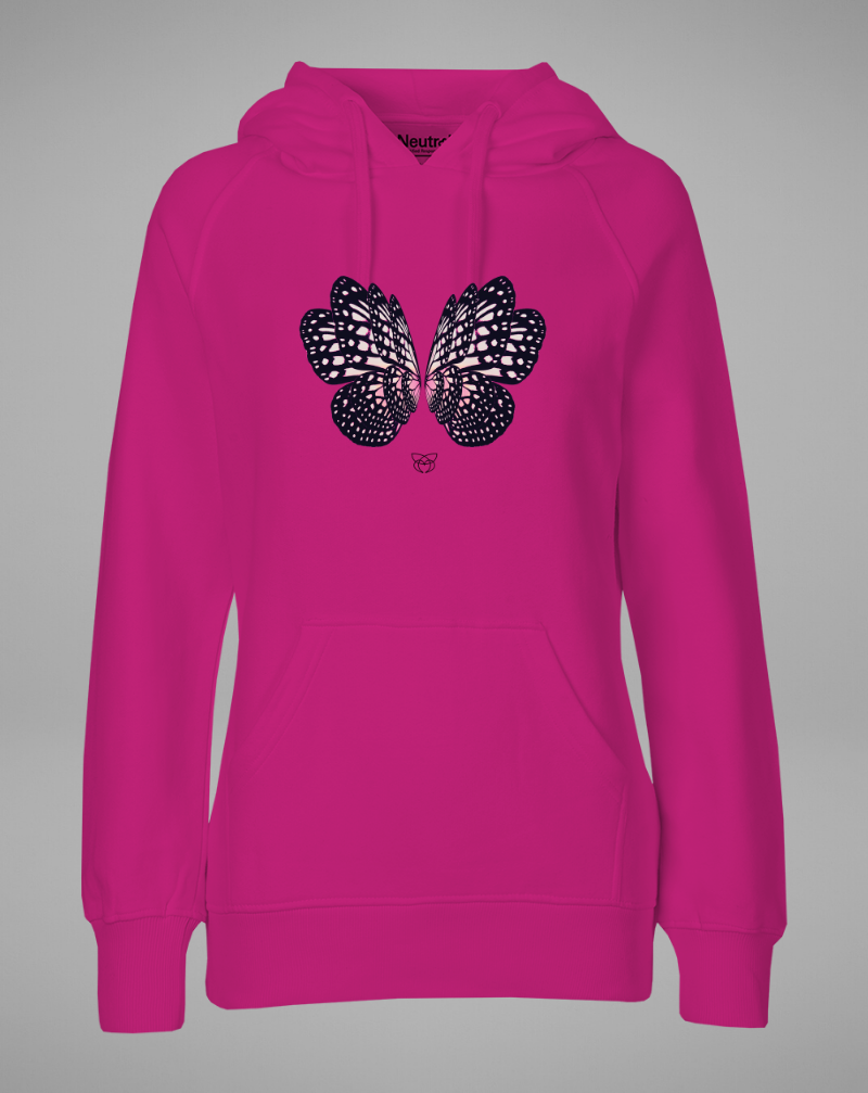 BUTTERFLY rosa Hoodie - pink - blogger and brands