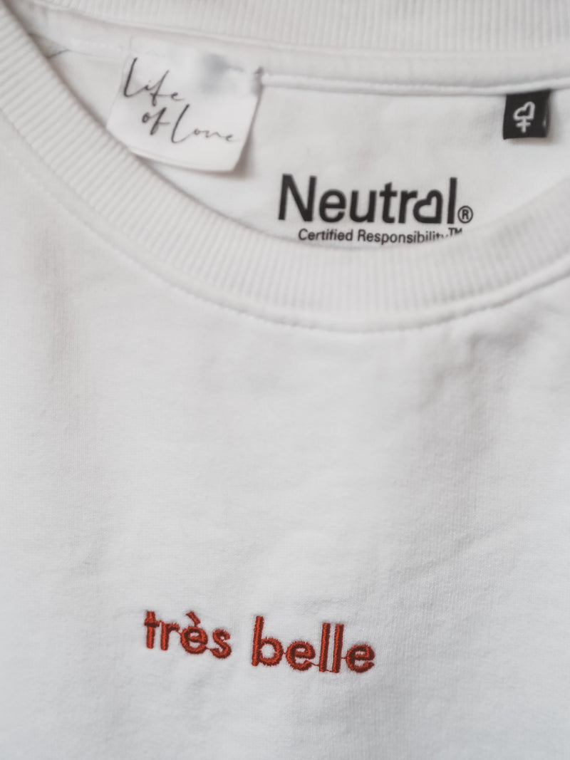 TRÈS BELLE Sweater - white - blogger and brands