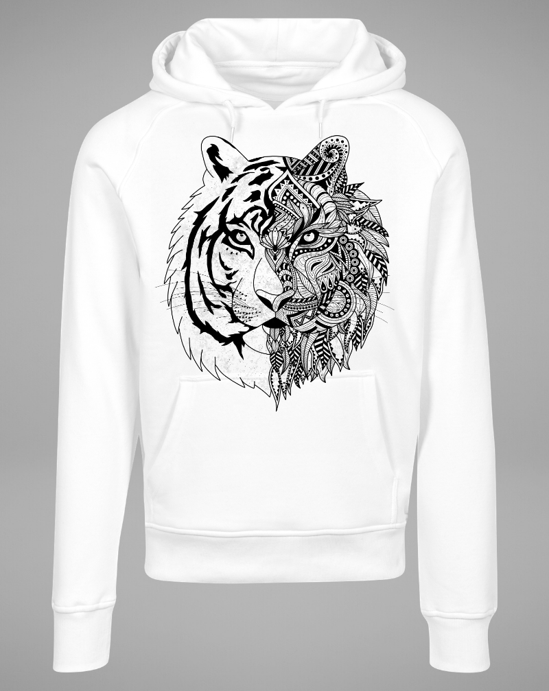 TIGER Hoodie - white - blogger and brands