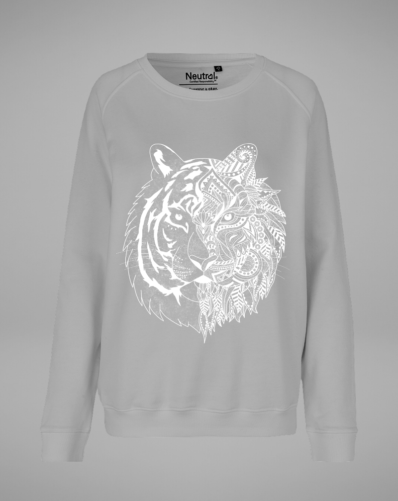 TIGER Sweater - grey with white - blogger and brands
