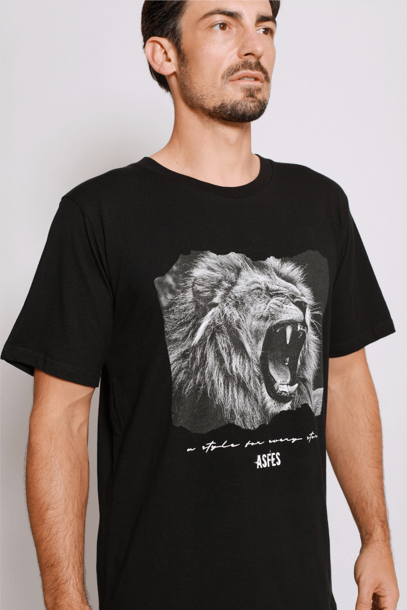 asfes LION Shirt black - blogger and brands