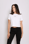 A STYLE Crop Shirt white - blogger and brands