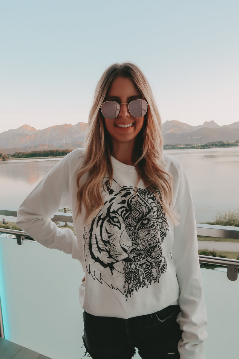 TIGER Sweater - white - blogger and brands
